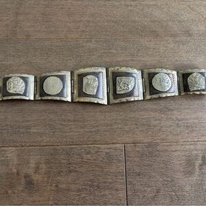 Vintage Taxco Warrior Silver and bronze Bracelet